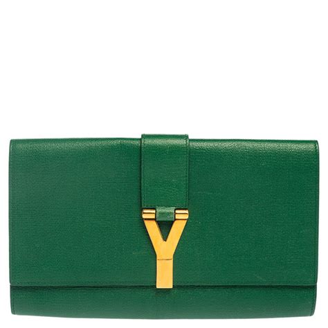 green ysl clutch|ysl clutch women.